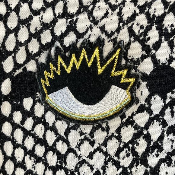 Reebok x Melody Ehsani Snakeskin Color Block Sweatshirt Size XL - Picture 2 of 6